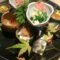 馳走 かねこ - ランチ限定コースの前菜盛り合わせ(２人前)