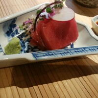 馳走 かねこ - ランチ限定コースのお造り(まぐろ)