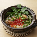 Jinguumae Rakan Ka - 鮭といくらの土鍋ご飯