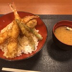 もりかけ庵 - 海老天丼　900円