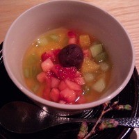 分とく山 - フルーツプリン