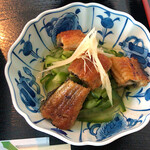 うなぎ屋 源内 - うざくが付いてきます