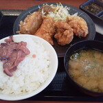 からやま - からやま定食（梅）６４９円（税込）