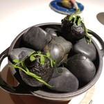 ラ・ヴァガボンド - 新イカ、イカ墨、すずめエンドウ