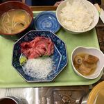 築地まぐろざんまい修 - 中落ち定食