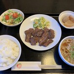 Sumibiyaki Gyuutan Tagajou - 牛タン定食