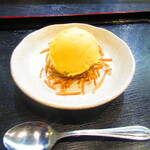 真御膳そば 葉実皮 - 安納芋のアイス　１７０円（税込）【２０１９年１２月】