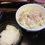 小諸そば - 香味肉うどんセット