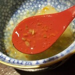 馳走 啐啄一十  - (01)源助大根(石川県金沢産)、干車海老(熊本県天草産)、真昆布と本枯れ節(鹿児島県枕崎産、3年熟成)の出汁餡掛け
      穏やかで円やかな味わいに3年熟成の本枯れ節の深い旨みが加わった出汁餡、絶品です！