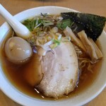 Menya Musou - 淡麗ら〜麺 あじ玉トッピング（税込830円+100円）