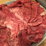 藁焼き鰹たたき明神丸 - シャブシャブ牛肉