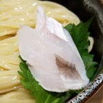 ラーメン巌哲 - 創作塩つけ麺「藜蝦と団扇剥」