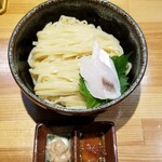 ラーメン巌哲 - 創作塩つけ麺「藜蝦と団扇剥」