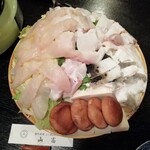 山富 - てっちり（上から）