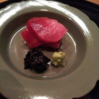 まき村 - お造り。大間の本マグロ。