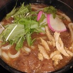 うどん万福 - 白海老出汁味噌うどん