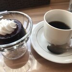 Mizube No Kafe Omotenashi - サービスのコーヒーとコーヒーゼリー
