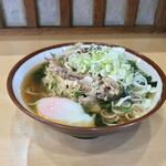そばの神田 東一屋 - アサソバビンボー！　
      朝そば＋ゲソかき揚げ！