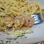 アーモンド - ホタテ貝のクリームソース（大盛）1,020円（コーヒー付き）