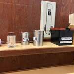 そばの神田 東一屋 - コンディメンツ。