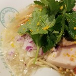 麺屋 六感堂 - しおゆずみつばらーめん(豚骨version)