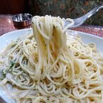 アーモンド - ホタテ貝のクリームソース（大盛）1,020円（コーヒー付き）