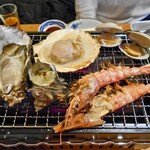 新潟 本町酒場 - 海鮮浜焼きセット