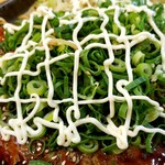 五ェ門 - お好み焼きネギかけデラックス（そば入り）