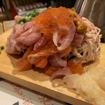 Hamayaki Kaisen Izakaya Daishou Suisan - ぶっかけ寿司こぼれ盛り