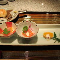 鉄板焼 豊園 (ホテル日航プリンセス京都) - 前菜３点盛り