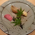 鮨 さかい - 甘鯛の味噌漬け焼き