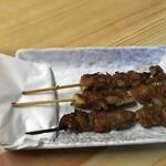 下山酒店 - 焼き鳥、食感が変わって美味しい！