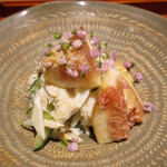 竹ざき - わたり蟹と無花果の和え物