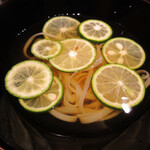 竹ざき - 稲庭うどんと酢橘