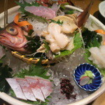 いろり - 刺身の盛り合わせ