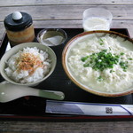 とうふの比嘉 - ゆし豆腐定食（大）４５０円