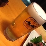 うなぎ屋酒坊・画荘 越後屋 - 生ビール