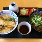 Soba Koubou Kanouya - 韃靼そば、天丼セット