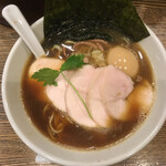 新橋 纏 - 特製烏賊干鶏白湯そば