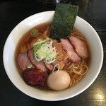 支那ソバ 小むろ - ﾁｬｰｼｭｰﾒﾝ1000円＋味玉120円＋大盛100円