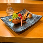 小魚料理 とみ助 - きんきの上品な脂の乗った白身に『洌』が良く合うんです‼️d(^_^o)