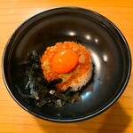 小魚料理 とみ助 - 息子がオーダーしたいくらめしです(o^^o)