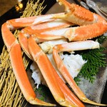 旬魚たつみ 岩美本店 - 松葉蟹茹で(*´∇｀*)