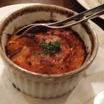 クレメンティア - 前菜のトリッパです。香ばしくワインも進みます。