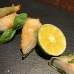 島のご馳走と〆の蕎麦。 餐仕 - 