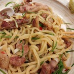 ラーメンまぜそば鶏冠 - 親鶏炙りまぜそば