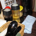 らーめんでぽっと - 調味料類