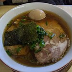 支那そば心麺 - 醤油チャーシューメン　¥1130
            味玉(ラーメンwalkerのクーポンでサービス)