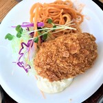 食彩やクレソン - 191129金　茨城　食彩やクレソン　肉屋さんのコロッケ