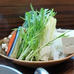 Kiwaminiku Shabuichi - コースの野菜